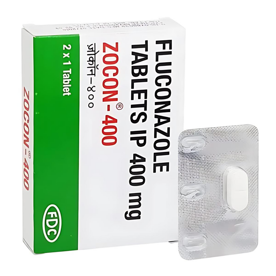 Zocon 400 mg Tablet is a strong antifungal medication used to treat severe or resistant fungal infections affecting the lungs