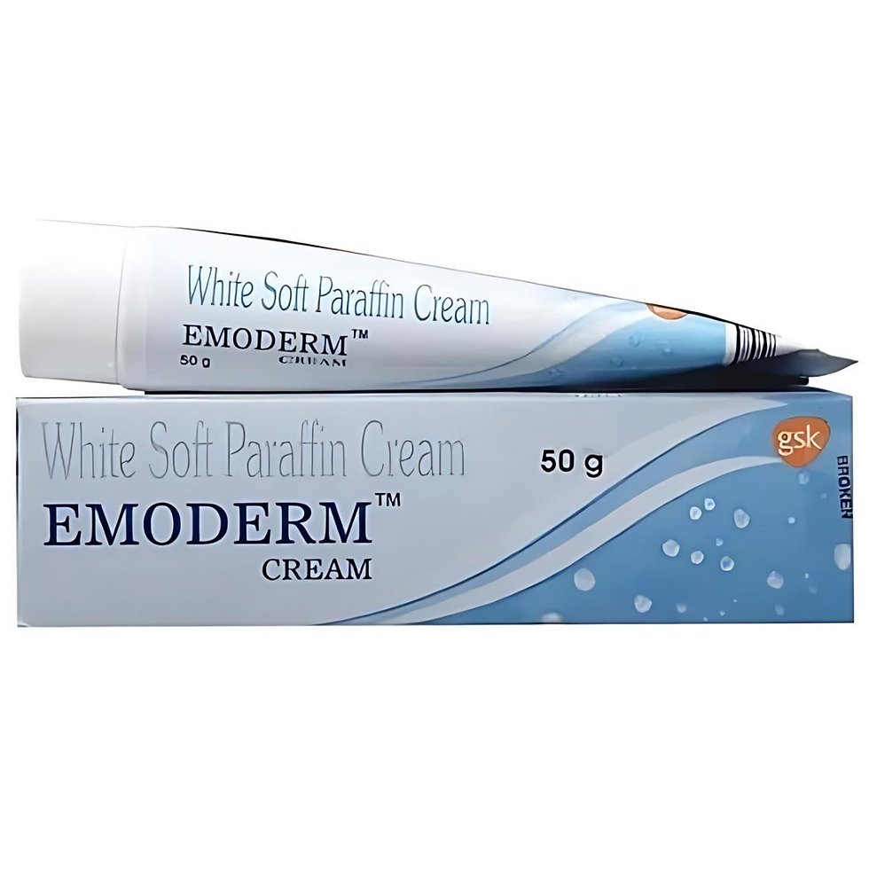 Emoderm Cream is a prescription medicine used in the treatment of dry skin.