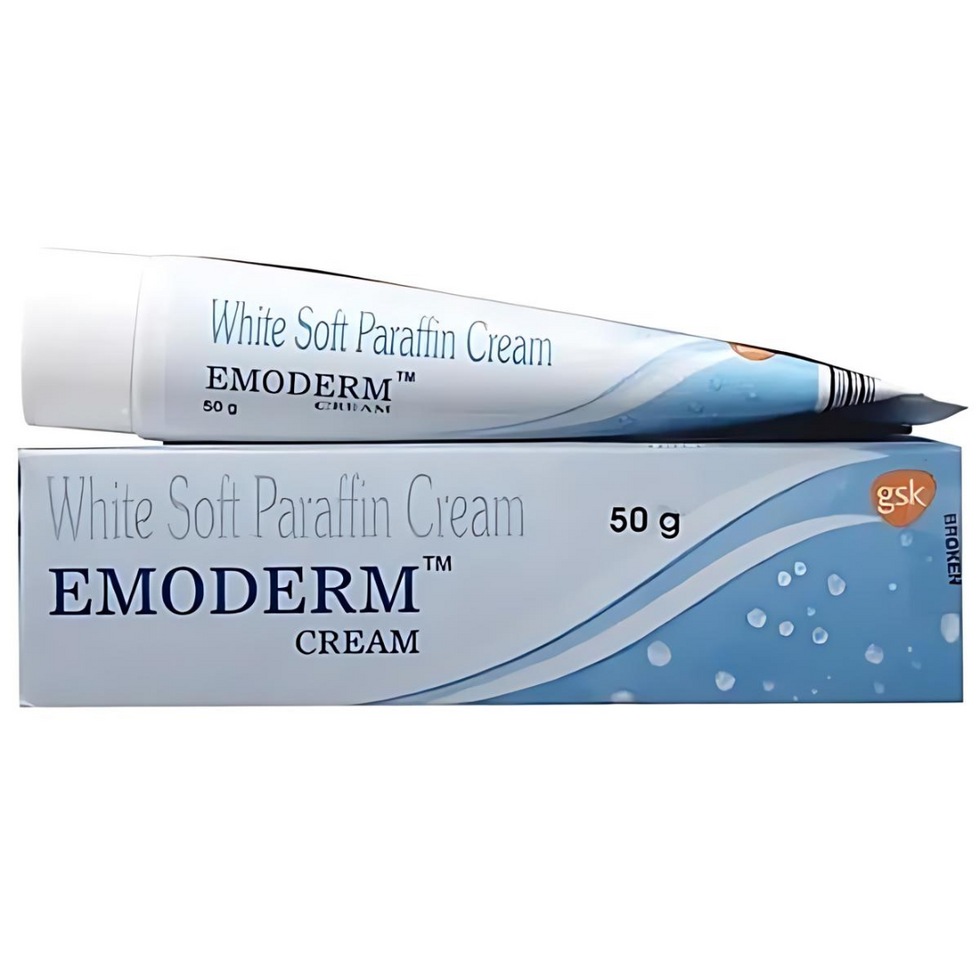 Emoderm Cream is a prescription medicine used in the treatment of dry skin.