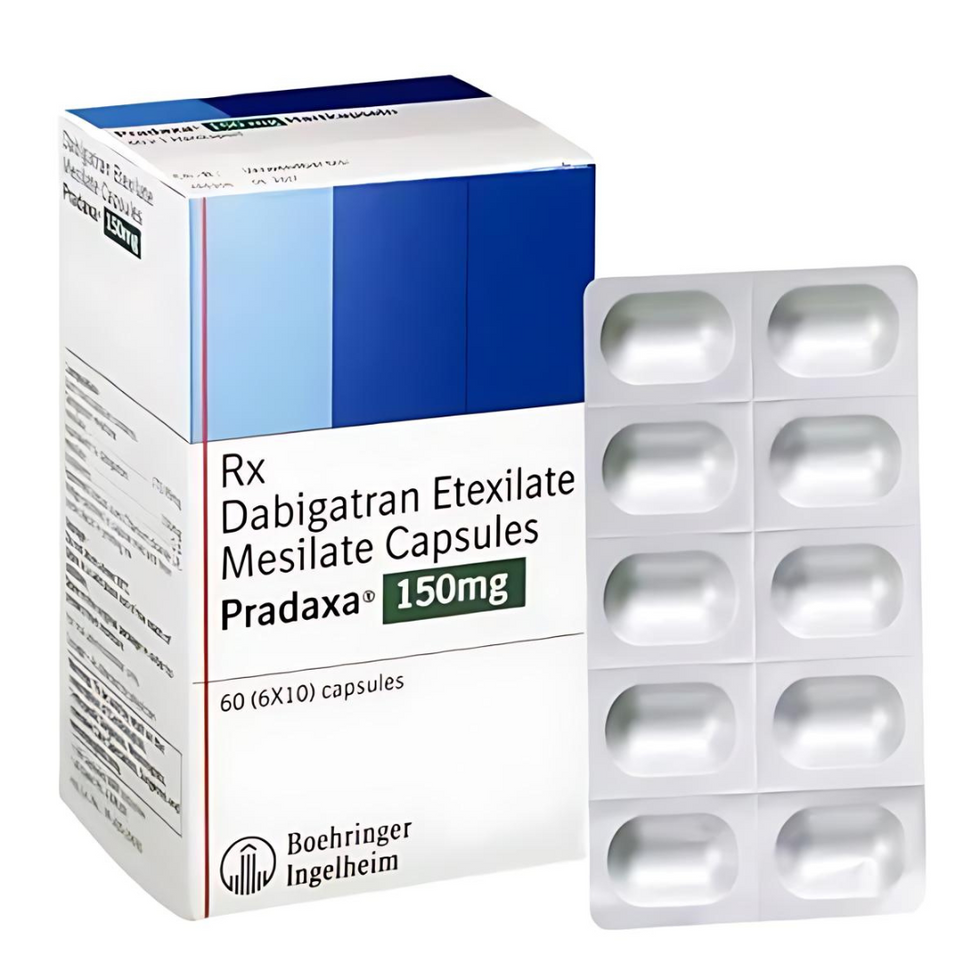 Pradaxa 110mg Capsule is an anticoagulant or blood thinner. It helps prevent and treat blood clots.