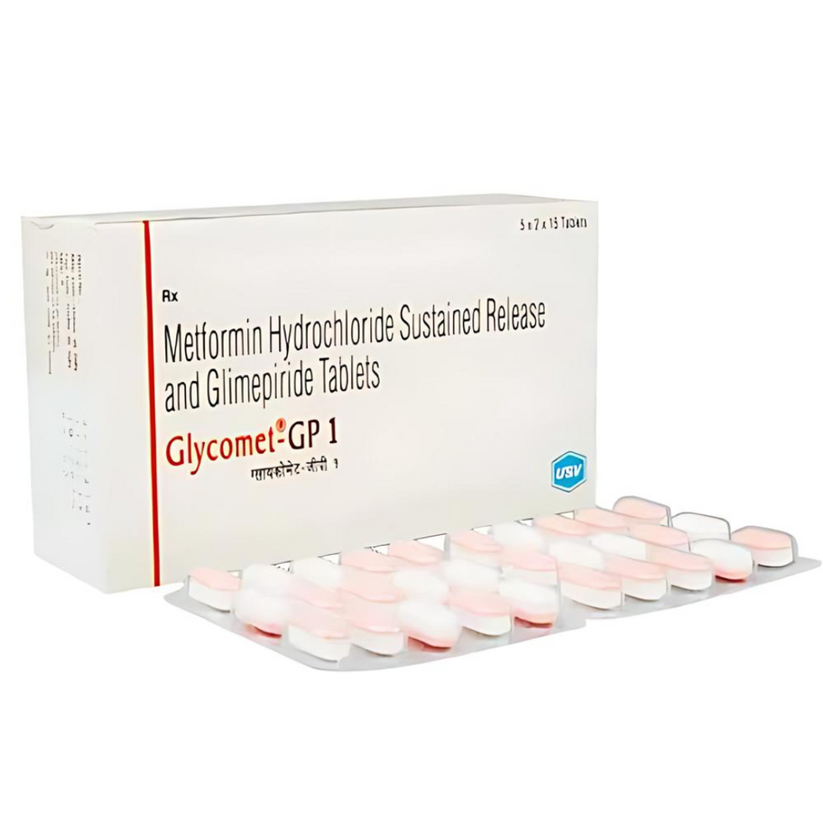 GLYCOMET GP combines Metformin and Glimepiride to effectively manage Type 2 Diabetes Mellitus.