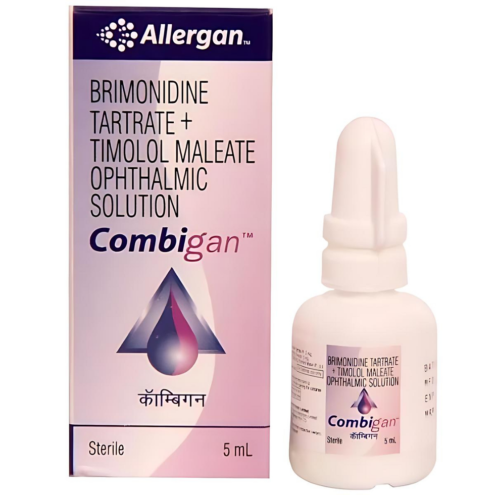 Combigan Ophthalmic Solution is a prescription medicine used for the treatment of pressure in the eyes (ocular hypertension)