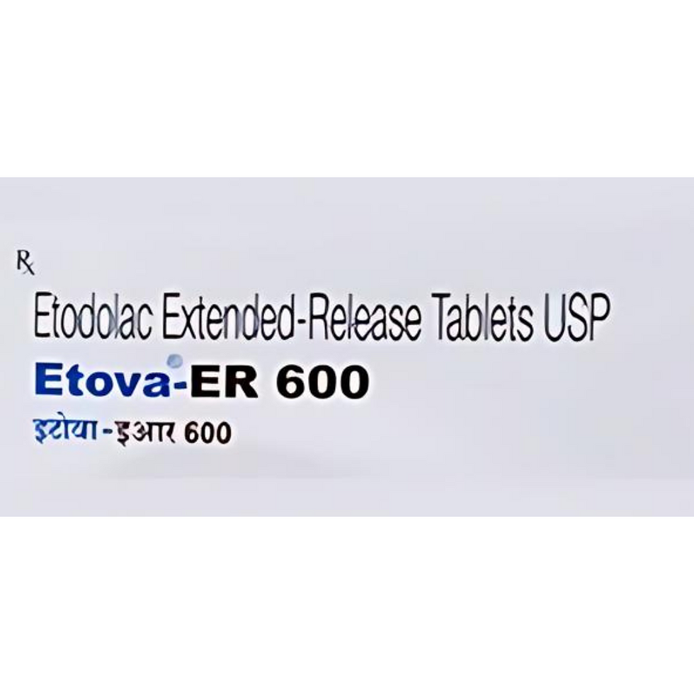 Etova-ER 600 Tablet is a pain-relieving medicine. It effectively alleviates pain and inflammation in conditions like rheumato