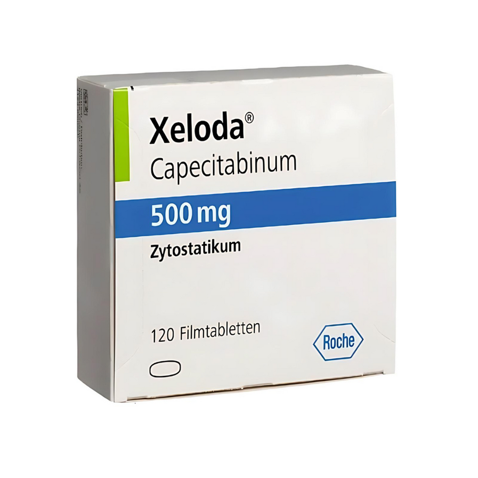 Xeloda 500mg Tablet is used in the treatment of cancer of breast, colon, and rectum. It may be also used to treat other condi
