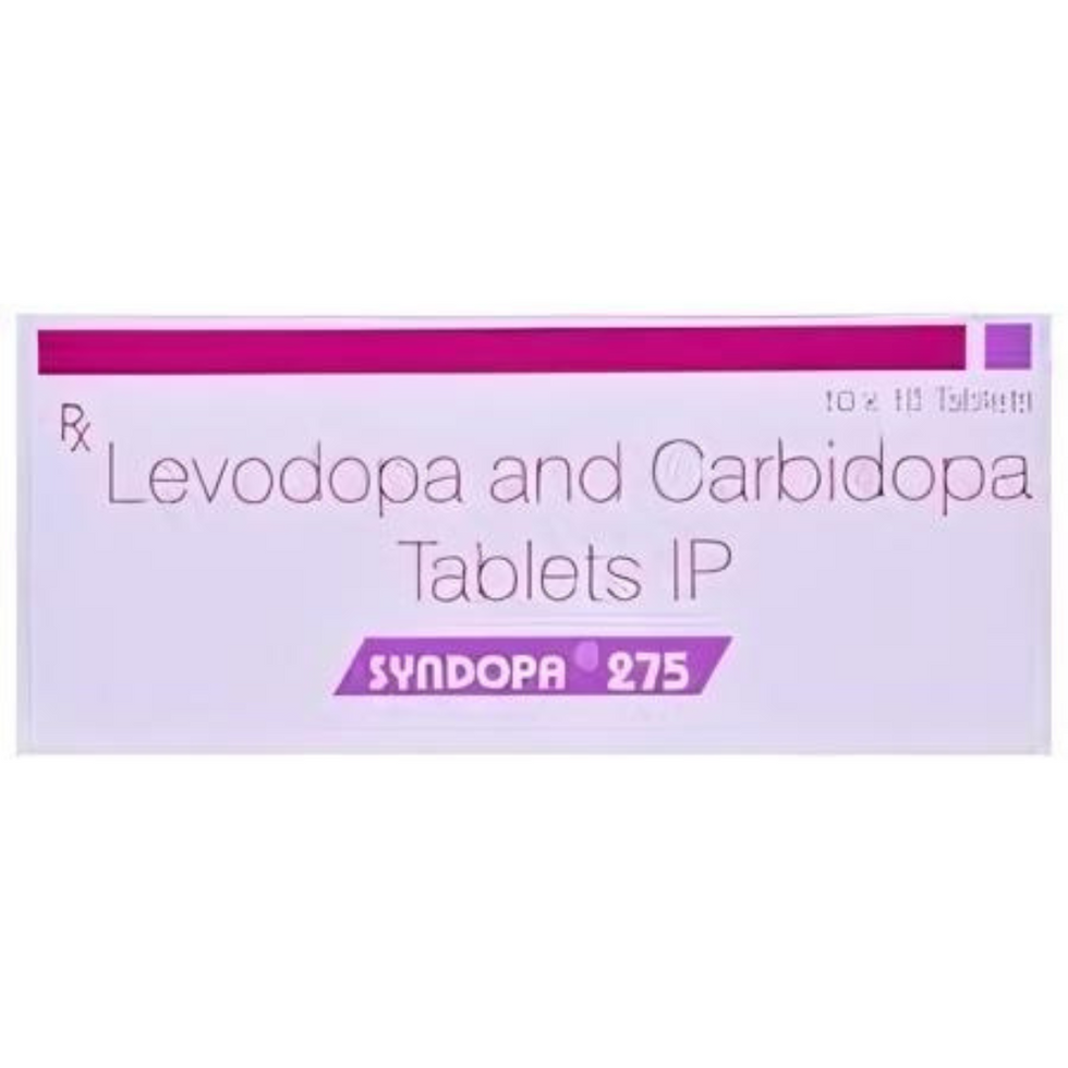 Syndopa 275 Tablet is a combination of two medicines used to treat Parkinson’s disease. It is one of the most effective medic