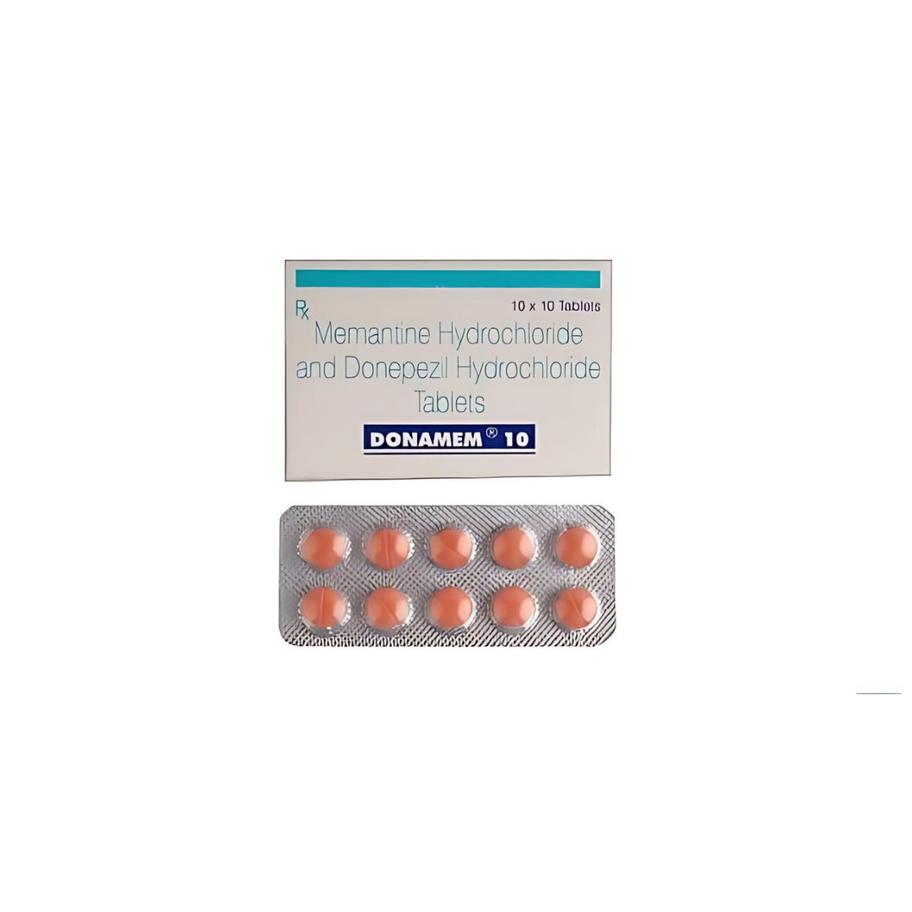 Donamem Tablet (Donepezil/Memantine) offers dual-action support for moderate to severe Alzheimer’s disease.