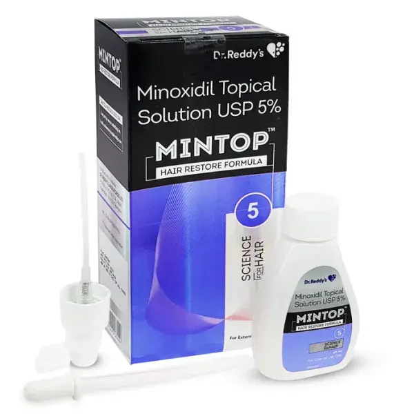 Mintop 5% Solution is a clinically proven treatment for hair loss. This solution contains minoxidil