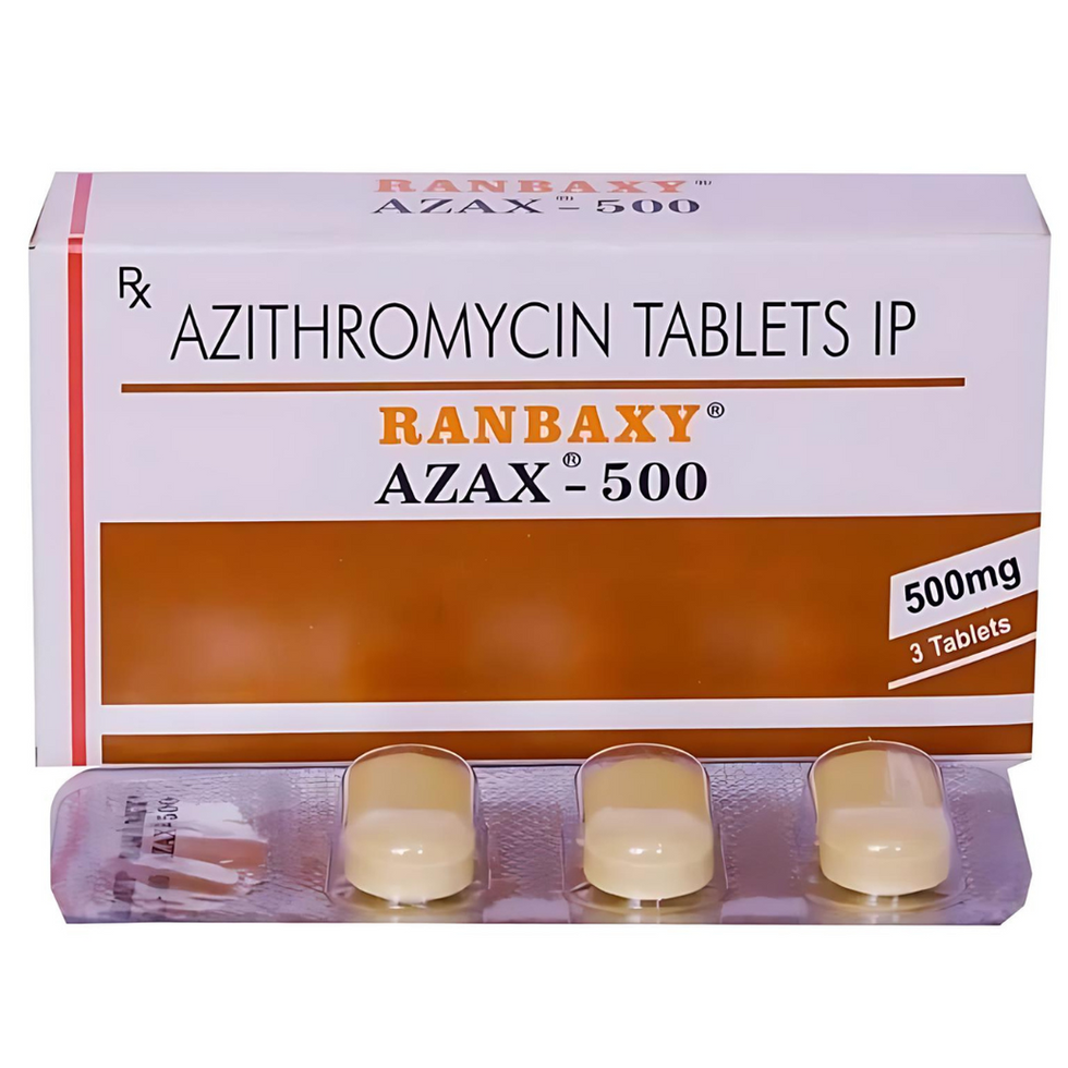 Azax 500 Tablet is an antibiotic used to treat various types of bacterial infections of the respiratory tract, ear, nose, thr