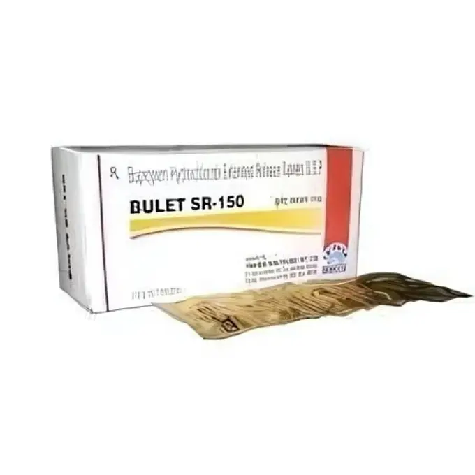 Bulet SR Tablet 150mg Tablet SR is used in the treatment of depression and smoking addiction