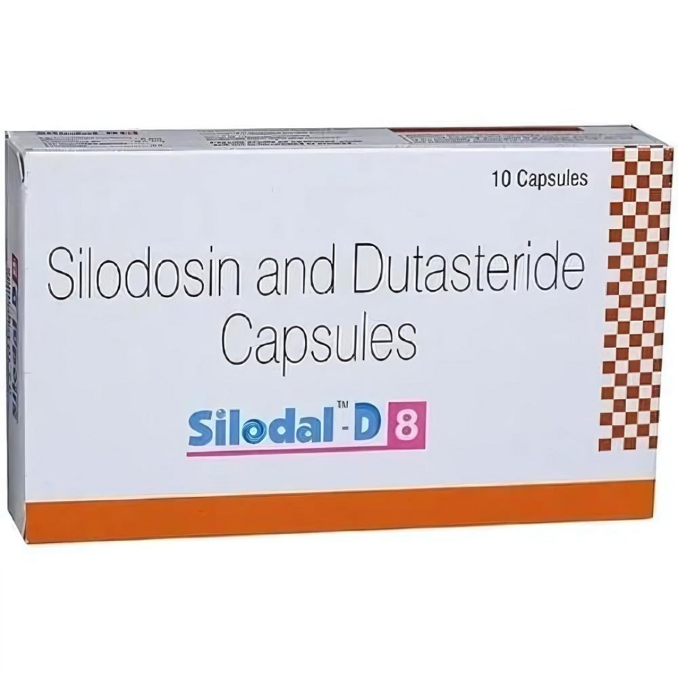Silodal 8 Capsule is an alpha-adrenergic antagonist that is used in the treatment of benign prostatic hyperplasia.