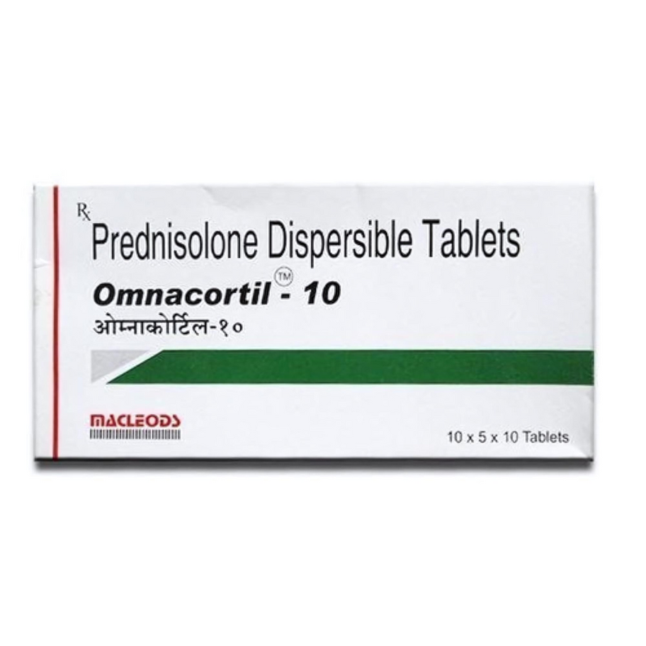 Omnacortil 10mg is a reliable corticosteroid used to treat inflammation, allergies, and autoimmune disorders.