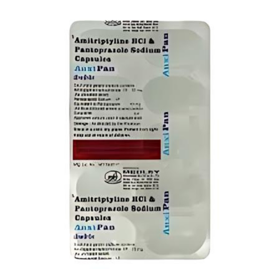 Anxipan Capsule is a combination of two medicines used to treat anxiety, acidity, and heartburn