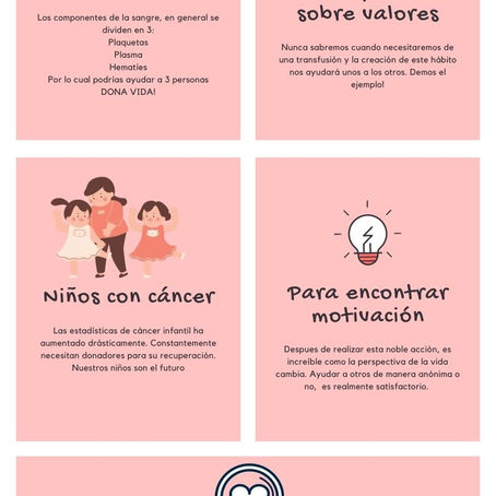  RAZONES PARA DONAR VIDA