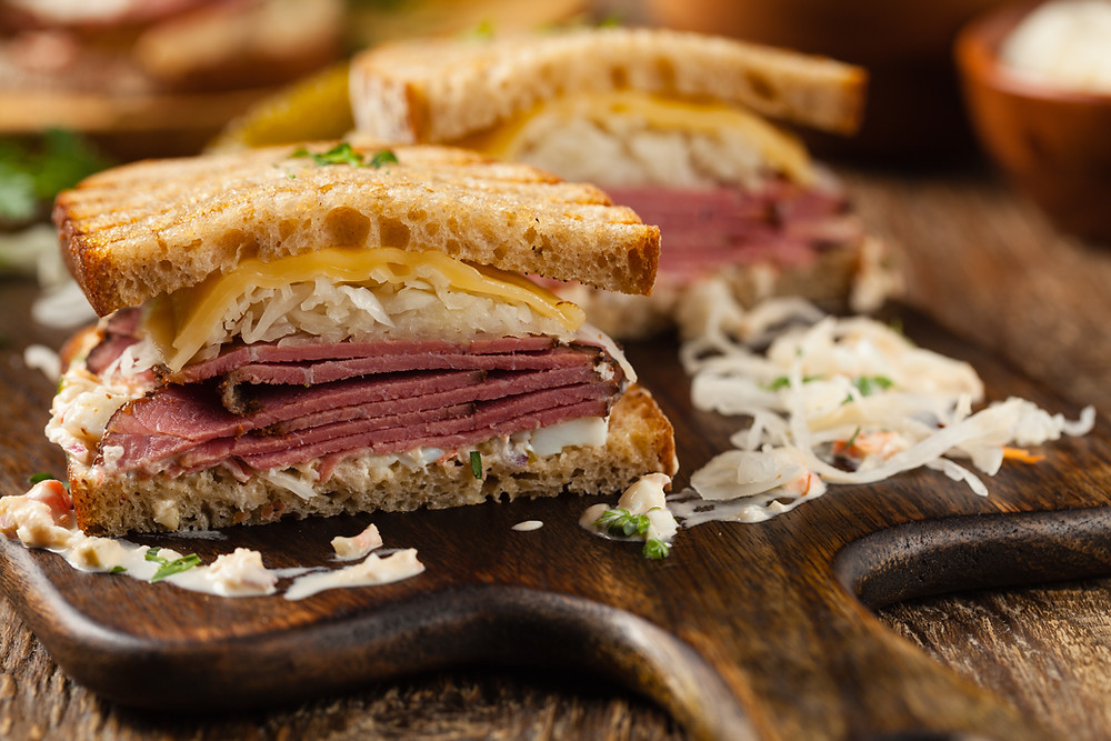 Beef Pastrami Reuben Sandwich