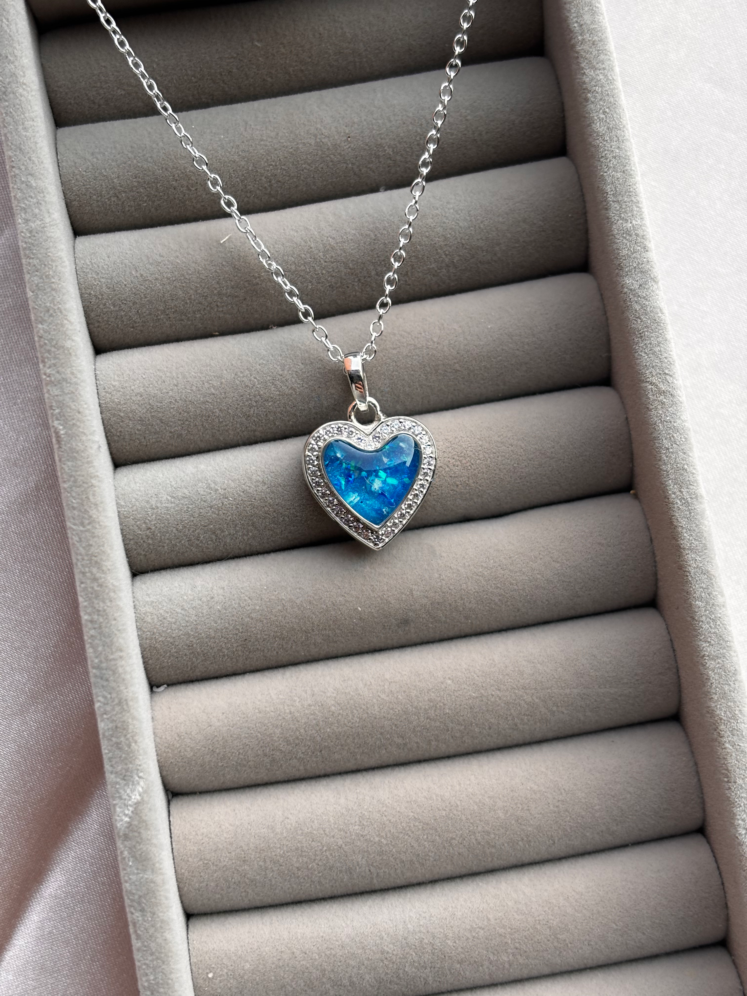 Heart Diamante Necklace
