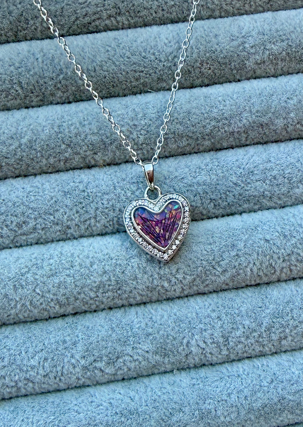 Thumbnail: Heart Diamante Necklace