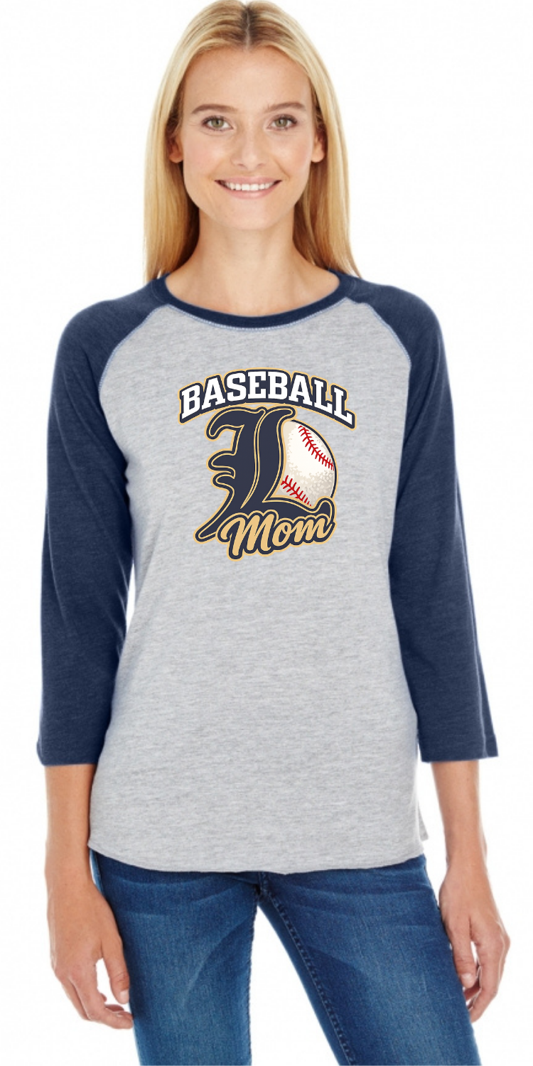 Women's baseball 3/4 sleeve