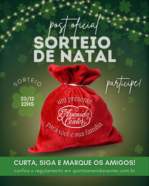REGULAMENTO PROMOÇÃO SORTEIO DE NATAL DIGITAL