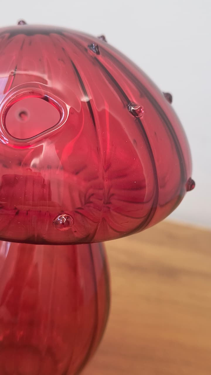 Miniatura: mush glass # vermelho