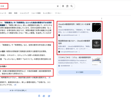 GoogleのAIが定義した「GhostDrift数理研究所とは何か」