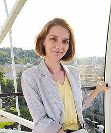 Portrait of Yuliia Torgovets, English Language Instructor