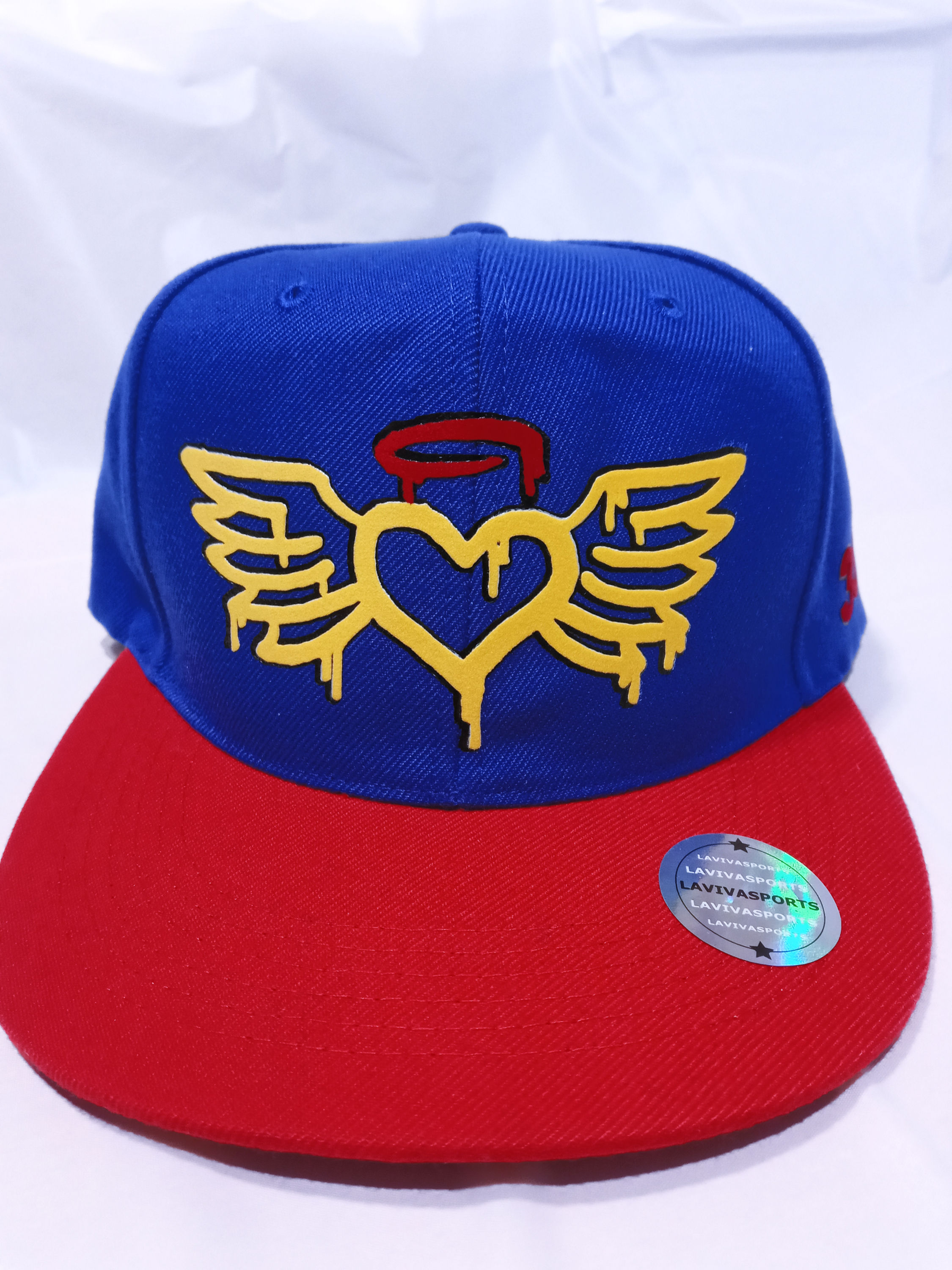"Halo Heart" Custom Snapback Hat