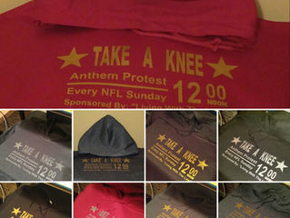 Custom Hoodies - "TAKE A KNEE"
