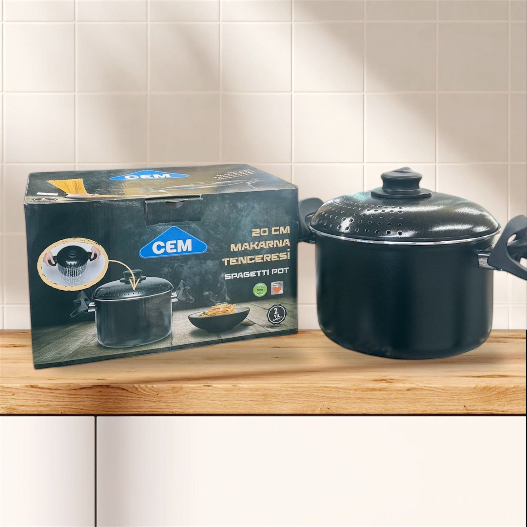 CEM Makarna Tenceresi Spaghetti POT 20 cm 