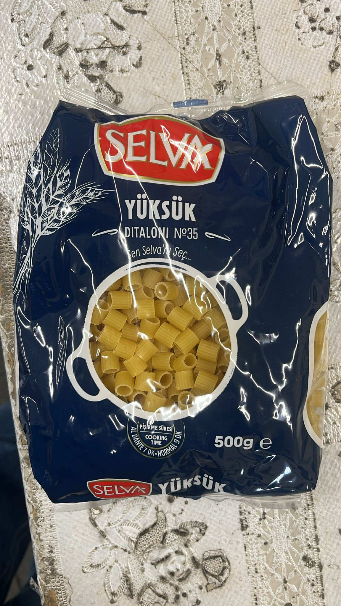 Selva Yüksük Makarna 500 g