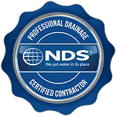 NDS Drainage certified contractor 