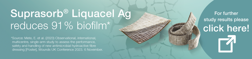 Küçük resim: Suprasorb® Liquacel® Ag Gümüşlü Hidrofiber Yara Örtüsü