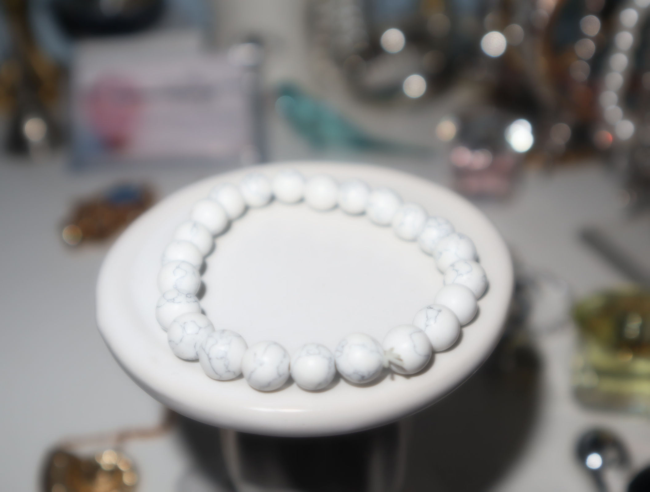 Howlite Crystal Bracelet