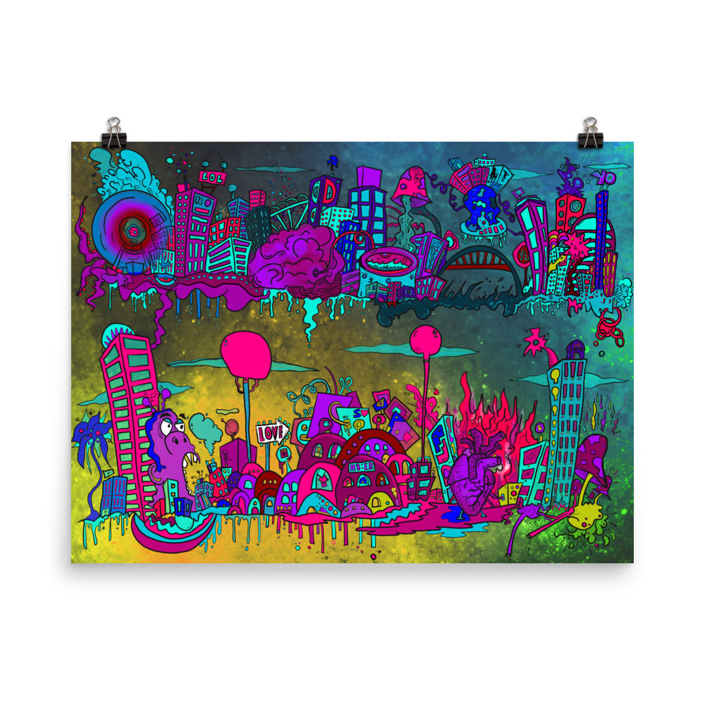 Photo paper poster