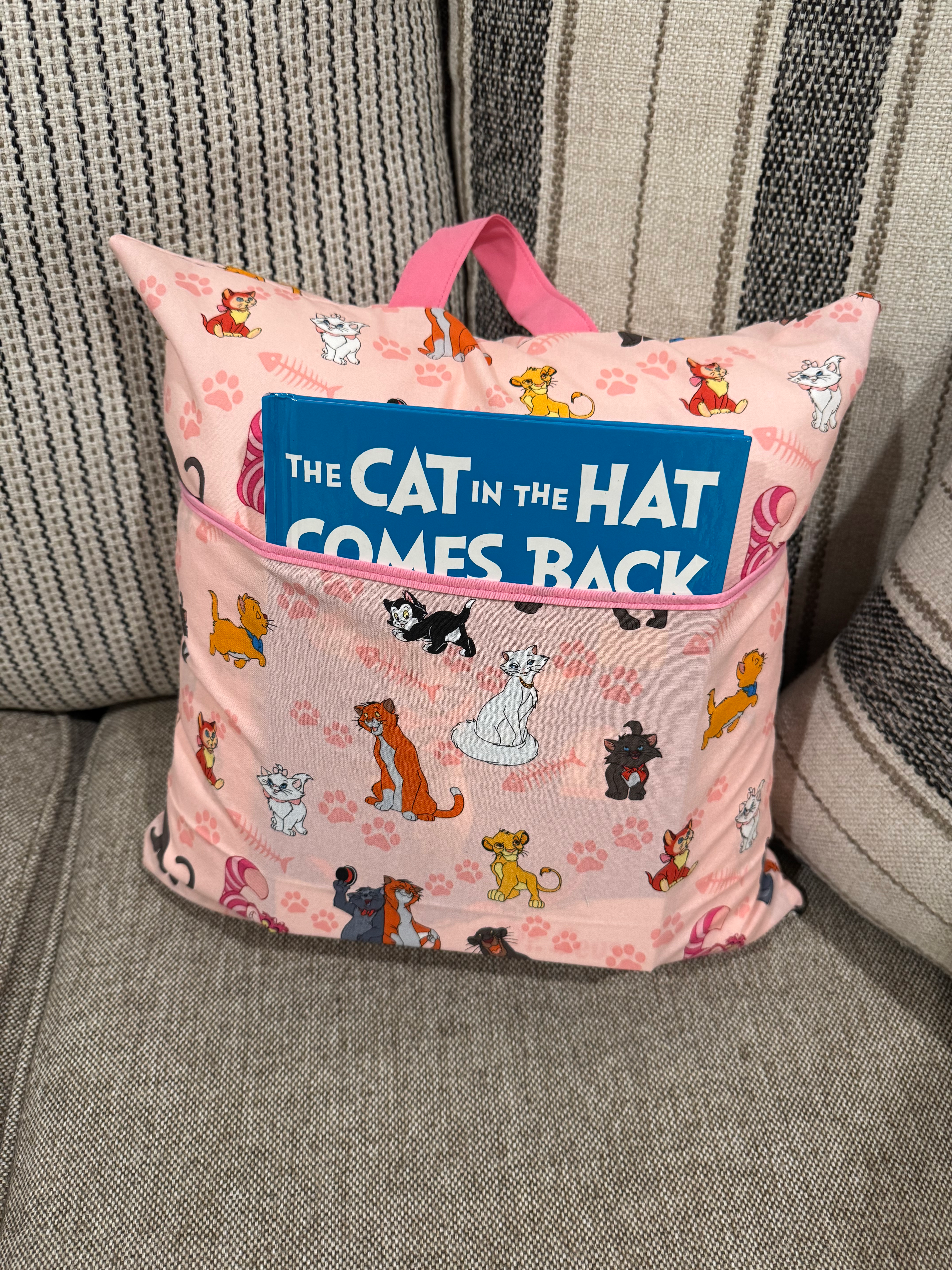 Disney Cats Book Buddy Pillow