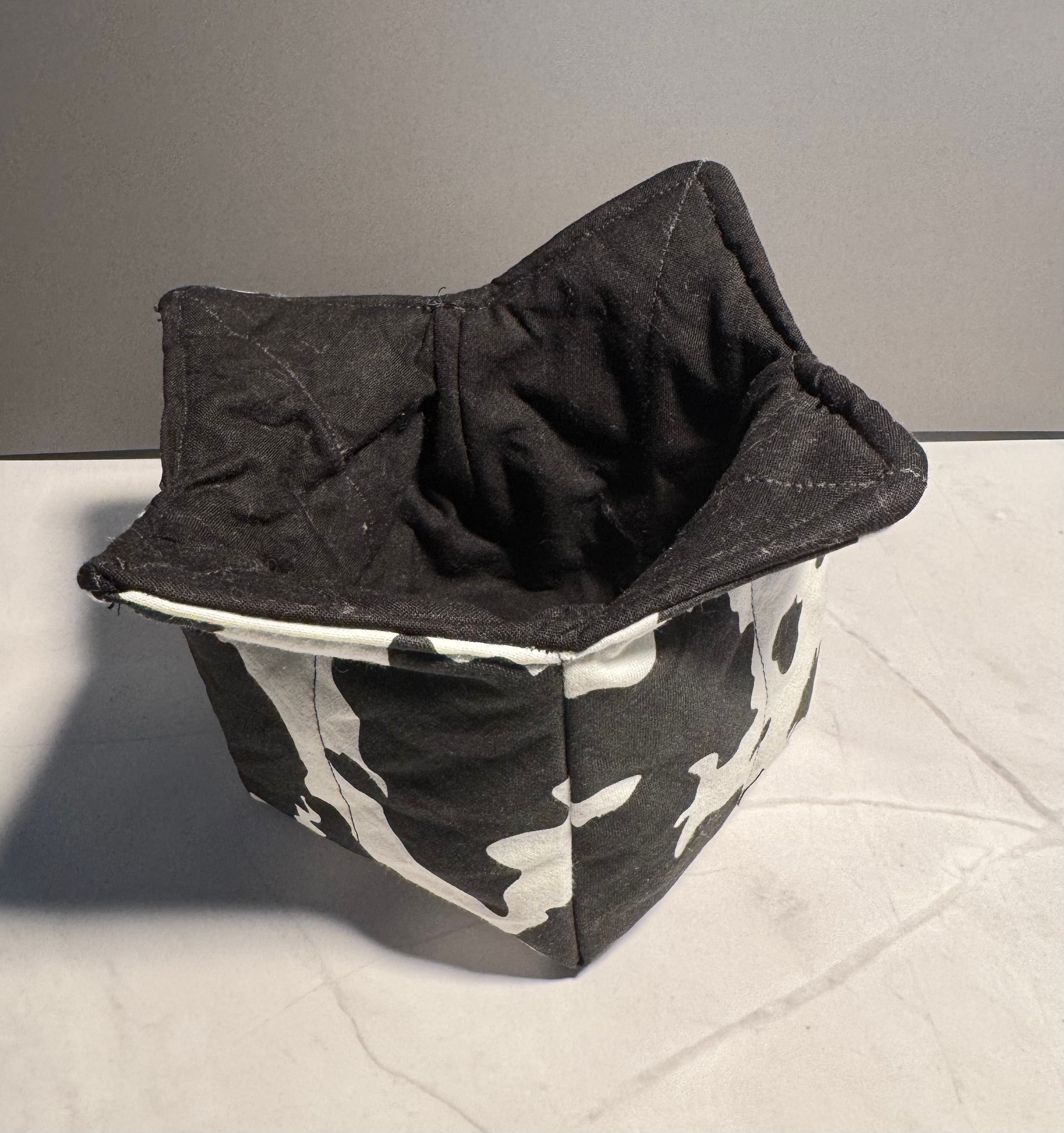 Cow Print Ice Cream Cozy