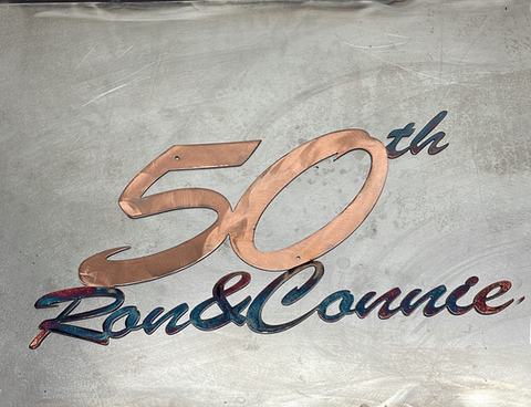 metal sign