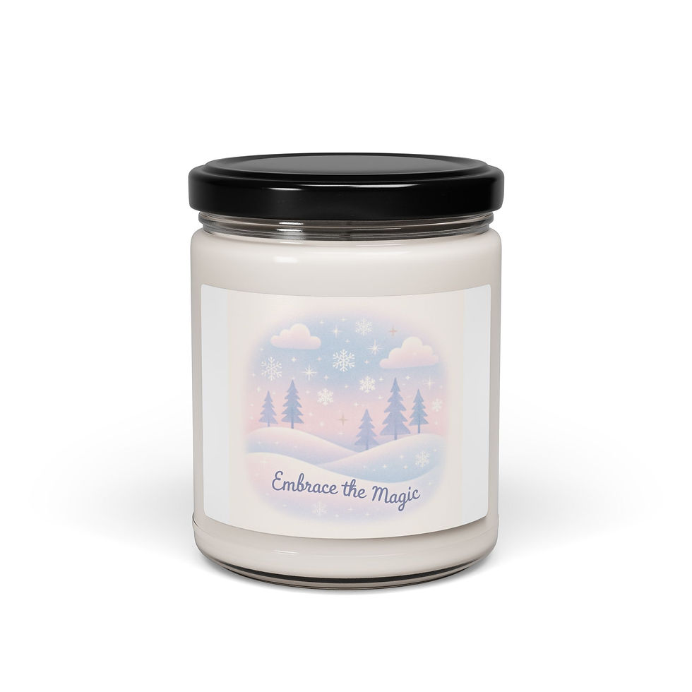 Thumbnail: Embrace the Magic Soy Candle — 9oz Winter Scentsed Jar