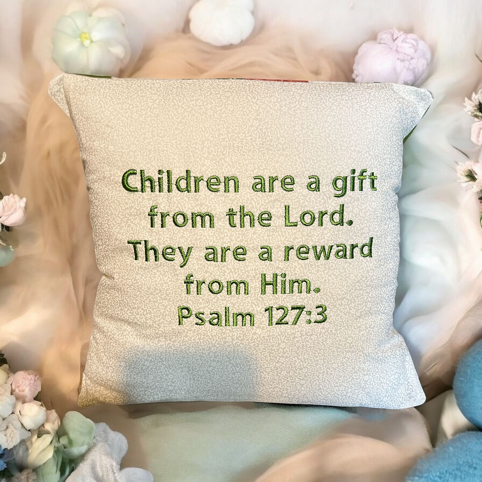 Thumbnail: Psalm 127:3 Pillow