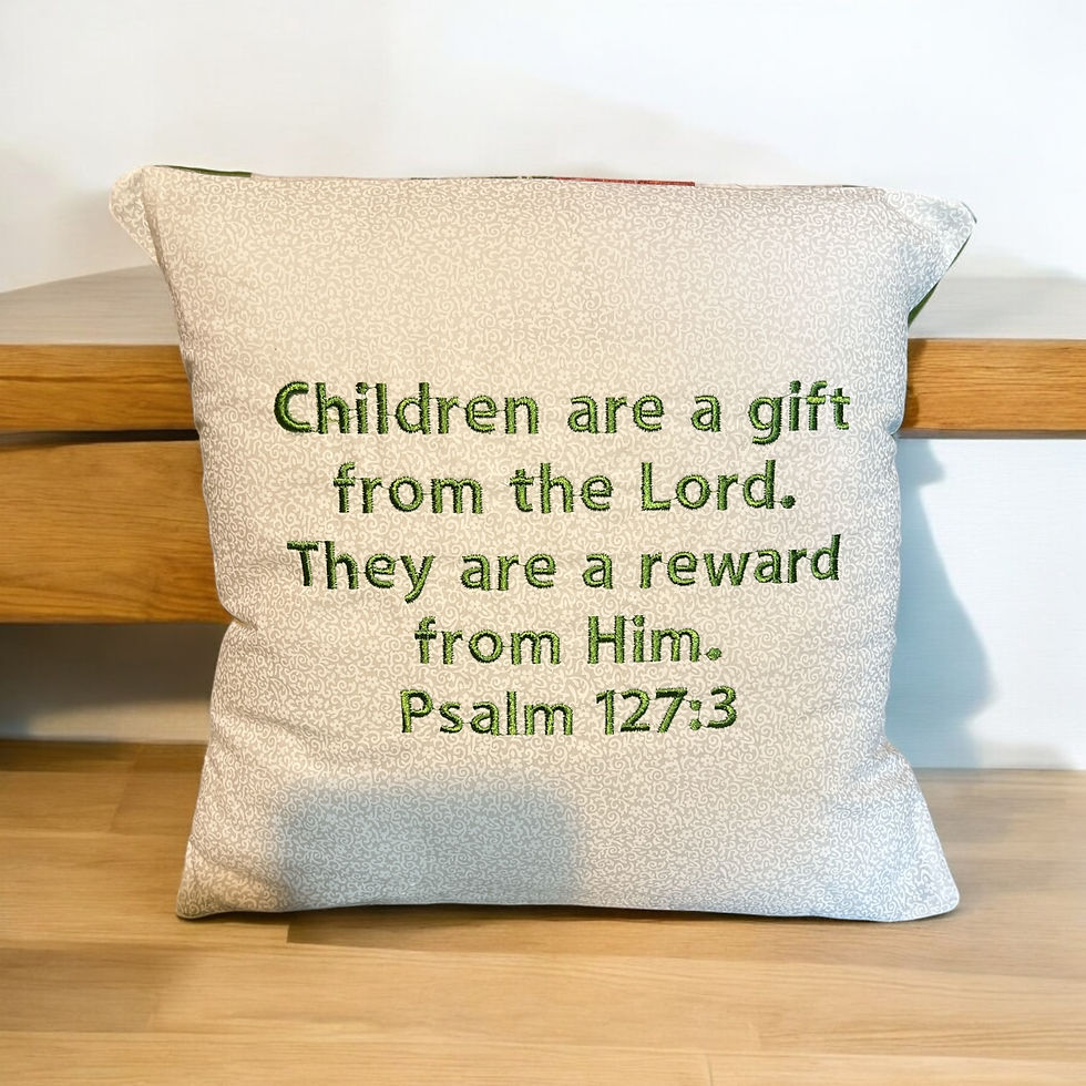 Thumbnail: Psalm 127:3 Pillow