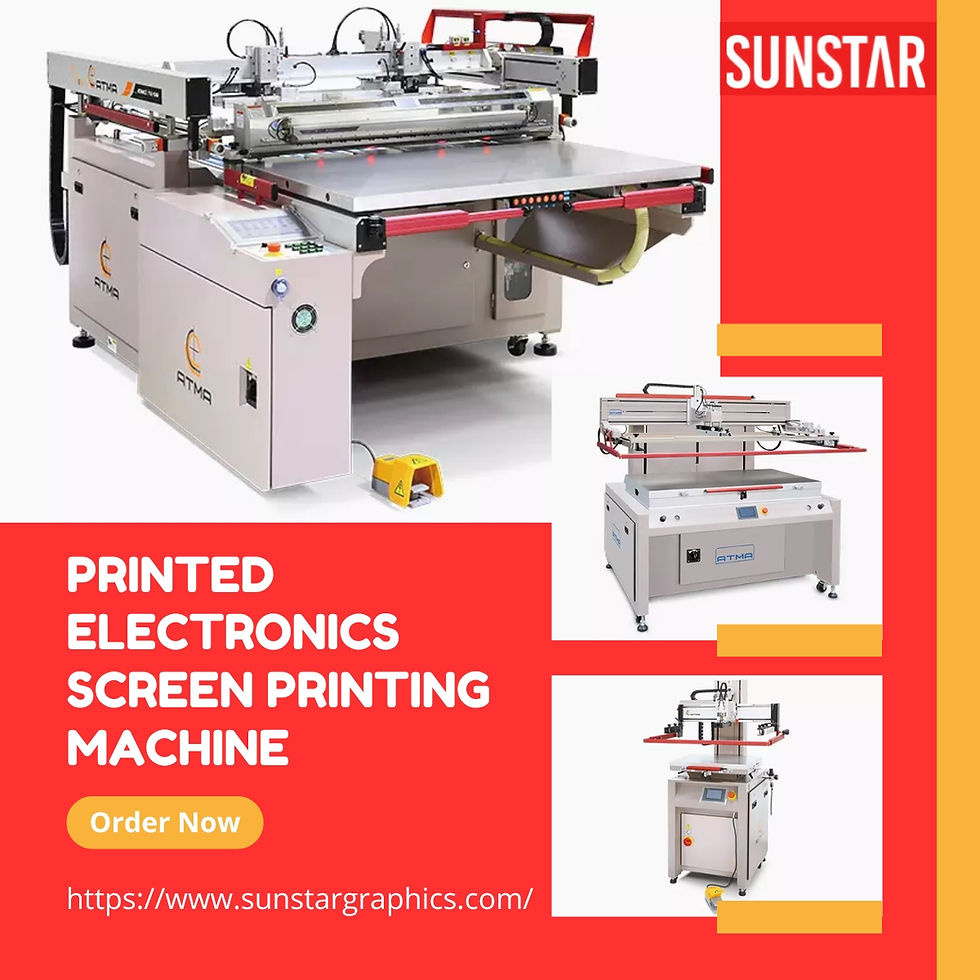 Printed Electronics Screen Printing Machine