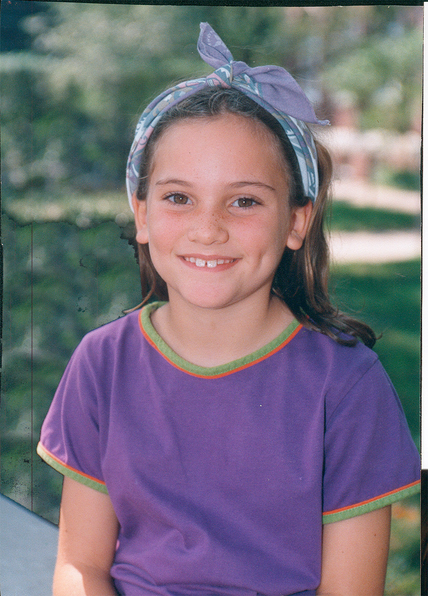 Kindergarten Class Photo of Me (stylish at age 5)