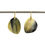 Thumbnail: Water Buffalo Horn Earrings in 18k Recycled Yellow Gold