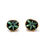 Thumbnail: Colombian Trapiche Emerald Earrings in 18kyg