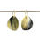 Thumbnail: Water Buffalo Horn Earrings in 18k Recycled Yellow Gold