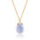 Thumbnail: Blue Lace Agate Pendant in 18k Recycled Yellow Gold