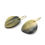 Thumbnail: Water Buffalo Horn Earrings in 18k Recycled Yellow Gold