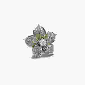 Diamond Flower Earring