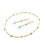 Thumbnail: Aquamarine Carved Gemstone Leaf Shoulder Duster Earrings | 18k Recycled Yellow Gold