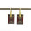 Thumbnail: Red Fordite Earrings in 18k Recycled Yellow Gold, Detroit Agate, Motor City Agate