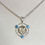 Thumbnail: Gray Rose Cut Diamond and Montana Sapphire Necklace